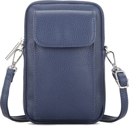 Giuliano kunstlederen telefoontas Roos - Donkerblauw - Dames