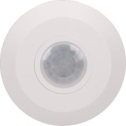 Mini Bewegingssensor - PIR Bewegingsmelder voor binnen IP20 - Ø 10.2 cm - Bewegingsdetector 360° - Wit