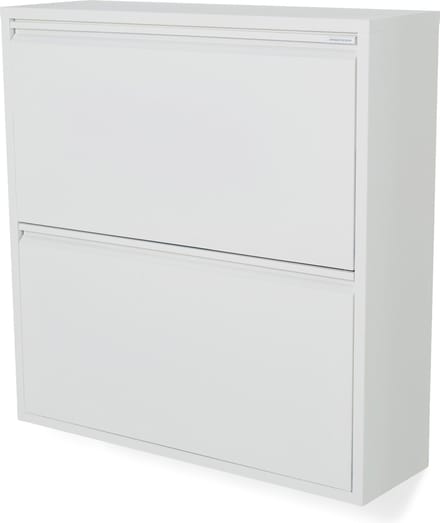 Spinder Design schoenenkast Billy 2 - Wit - 12 paar schoenen - Staal