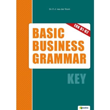 Basic Business Grammar, Key - Piet van der Voort