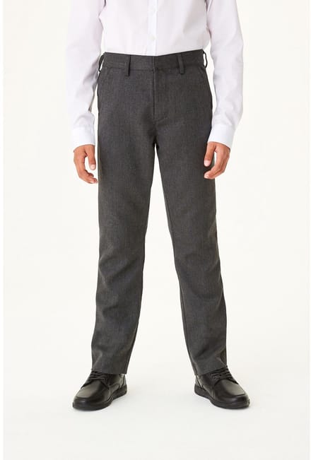 Next - Jongens - Schoolbroek met rechte pijpen - Grijs