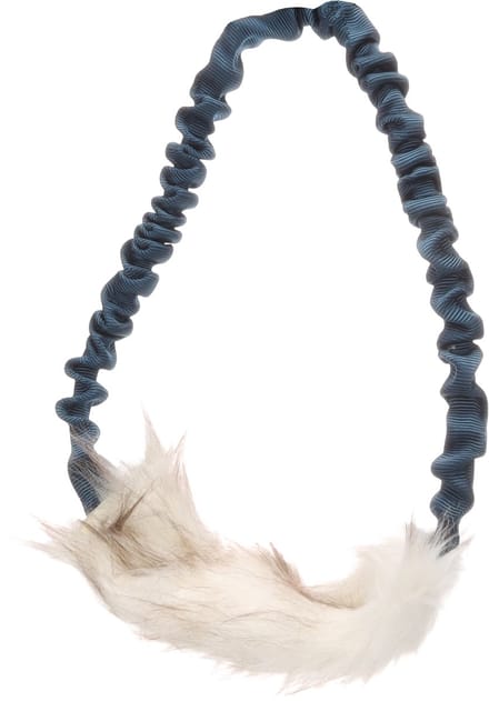 FLAMINGO - SPEELGOED FAUXTRA RING LANGE PLUCHE WIT 25X25X7CM