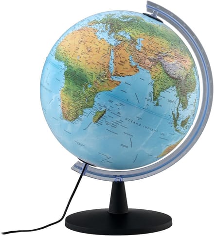 Wereldbol Met Verlichting - Led Lamp Kinderen - Bureaulamp - studeer lamp