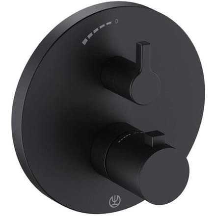Kludi NOVA FONTE Puristic concealed thermostatic mixer with function unit 208350515