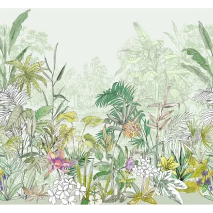 Fotobehang Hortus - Meerkleurig - 2,50m X 250cm