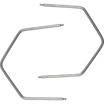 KS Tools 500.1381 Radio-ontgrendelingsgereedschap Opel, 2-delig