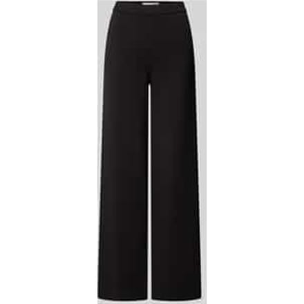 regular fit wijde broek met zij-steekzakken model 'PALINA'