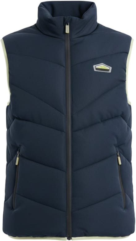 OMBRE Gilet - Regular Fit - Rits - Effen Marine S/M