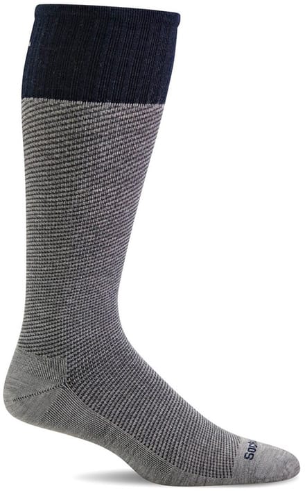 Sockwell - 1-Pack - Heren Kniekousen - Lichte Compressie - Heren - grijs - 39-43 - SW20M