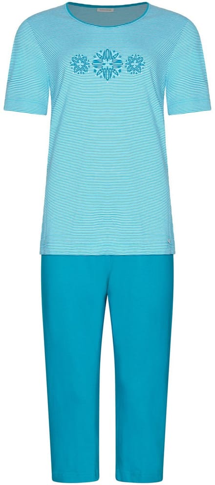 Pastunette - Pyjama - Ipanema - Katoen - Turquoise - Maat 38