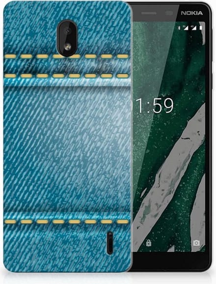 Nokia 1 Plus Silicone Back Cover Jeans