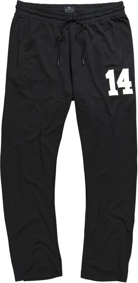 JAY-PI - Heren - Mesh-joggingbroek fitness Basic Fit - Zwart - Maat L