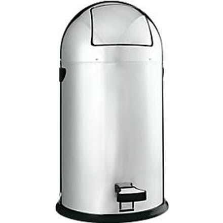 Pedaalafvalverzamelaar, rvs, 33 liter