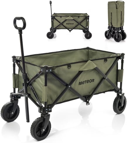 Meteor X-300 - Vouwtransportwagen - donker groen