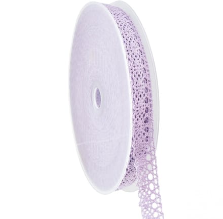 Decoratief lint bloem decoratief lint paars decoratief lint B16mm L20m