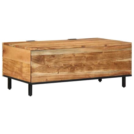 vidaXL - Salontafel - Brown - 100 - x - 54 - x - 40 - cm - Massief - Acacia - Hout