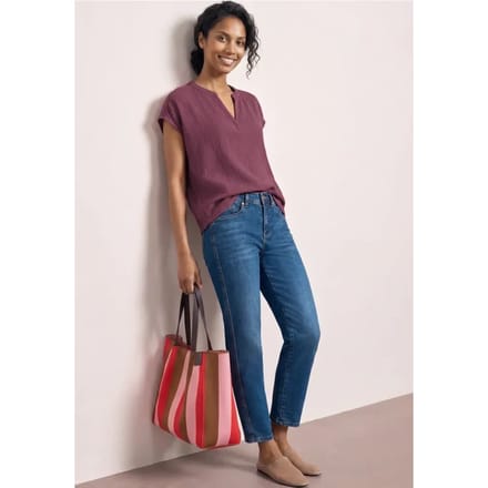 Blouse shirt van mousseline