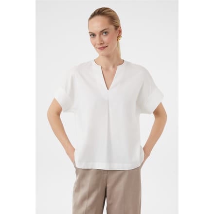 Comma  T-shirts White Maat: 36 | Blouses Outlet | Dames | Wit