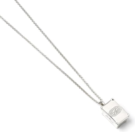 Fantastic Beasts Newt Scamandar Suitcase Locket with Niffler inside Pendant Necklace - Sterling Silver