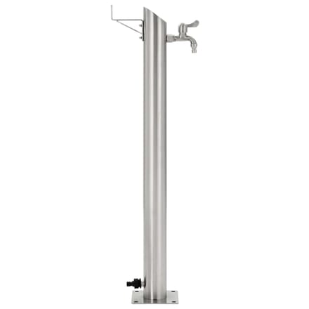 vidaXL - Tuinwaterkolom - rond - 95 - cm - roestvrij - staal