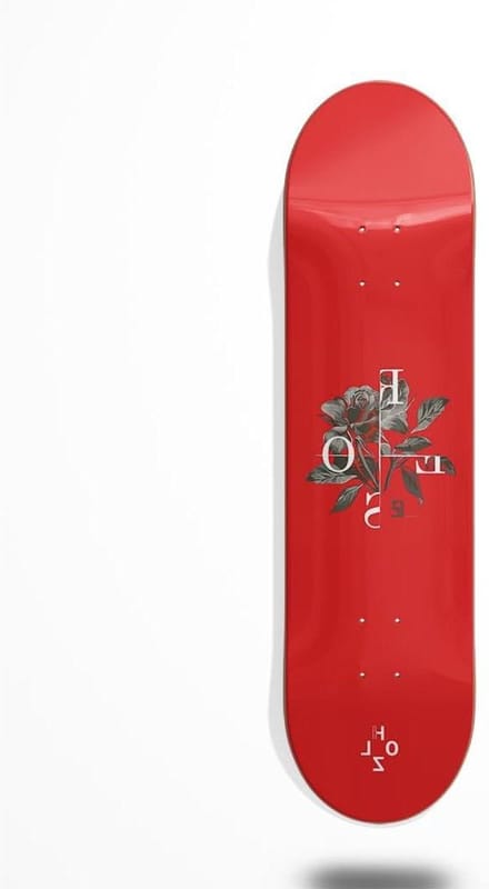 Skateboard Deck - Houten Plank - Straat Skate - Complete Set - 8.5 Inch - Roze Rood