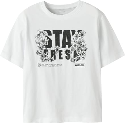 NAME IT - NKFDITTESLIA SS NREG TOP BOX - Meisjes - T-shirts