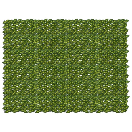 vidaXL - Balkonscherm - met - bladeren - Groen - en - Geel - 200 - x - 150 - cm