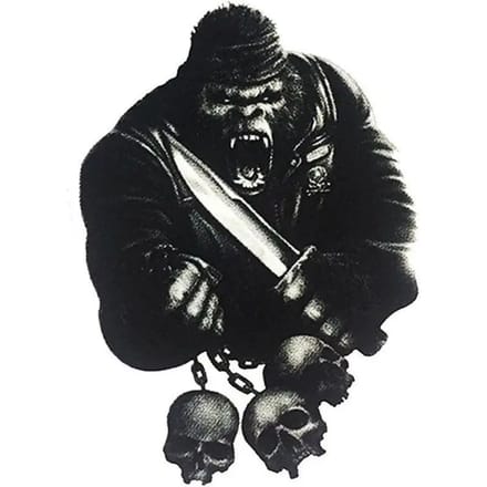 Stickers Lethal Threat Gorilla Skull