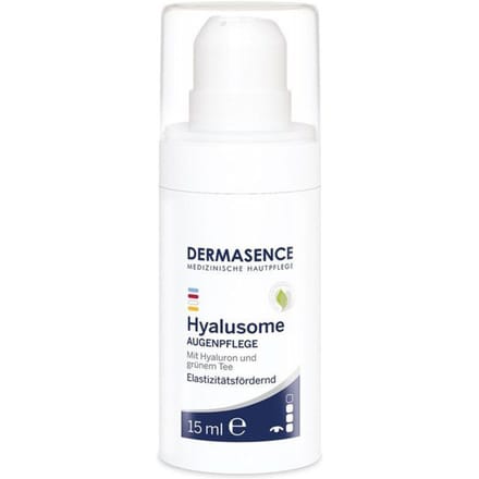 DERMASENCE Hyalusome Augenpflege elastizitätsfördernd, 15 ml Lösung