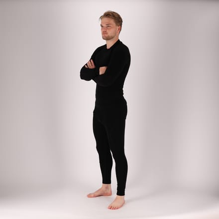 Xtreme - Heren thermo broek/shirt - Premium - Set - Zwart - Maat L - Thermokleding heren