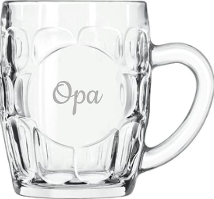 Gegraveerde Bierpul 55cl Opa