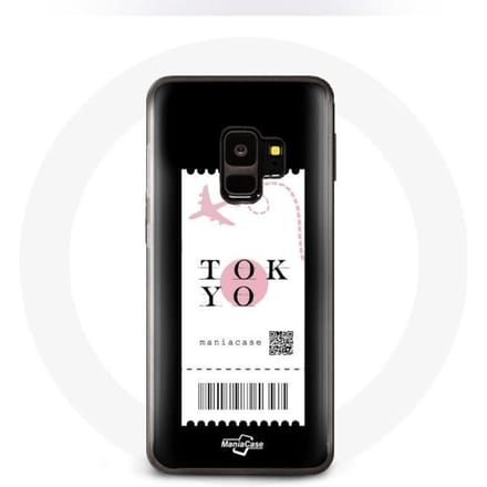 Case voor Samsung Galaxy S9 Vliegticket Tokyo Japan