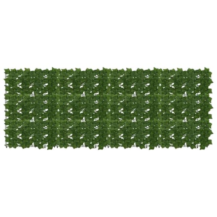 vidaXL - Balkonscherm - met - bladeren - Groen - 200 - x - 75 - cm