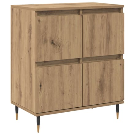 vidaXL - Dressoir - Artisan - Eiken - 60 - x - 35 - x - 70 - cm