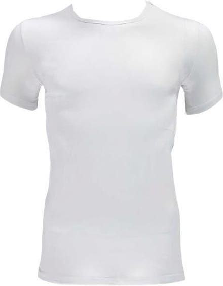 Apollo T-shirts Round Neck Heren Biokatoen Wit 2 Stuks Maat S