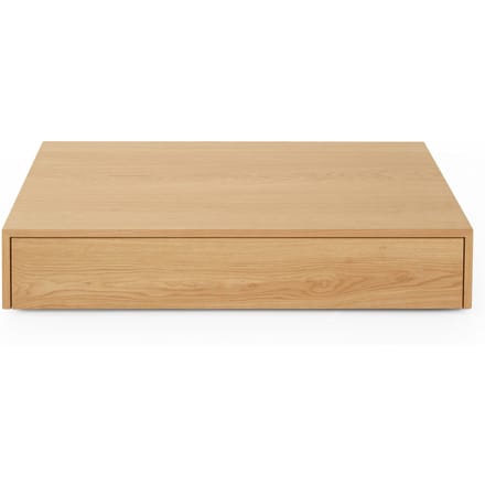 New Works Mass Brede Salontafel met lade - eiken