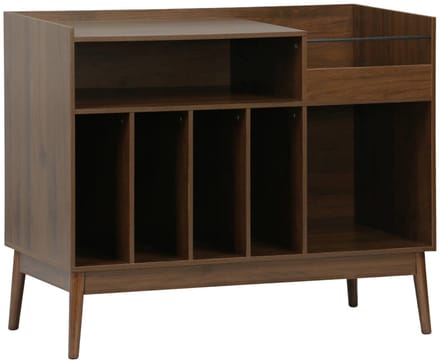 sweeek - Opbergmeubel met houtdecor, l 100 x b 48 x h 81,5cm - nepal