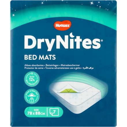 DryNites Matrasbeschermers - 7 stuks - extra absorberend - bedmats