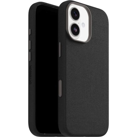 Otterbox Symmetry Cactus - Geschikt voor iPhone 17 - Leren Magsafe Backcover - Zwart