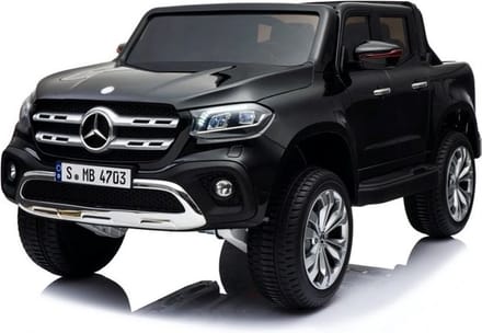 Mercedes X-KLASSE 12V 2 Persoons Kinderauto Metallic Zwart