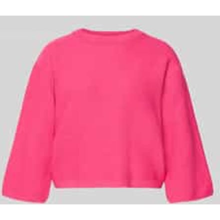 Oversized gebreide pullover van viscosemix met opstaande kraag