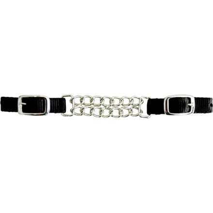 Dubbele ketting nylon gourmette voor paard Lakota