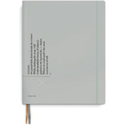 Tinne + mia agenda zonder datum, formaat 22,5 x 18 cm, sky grey