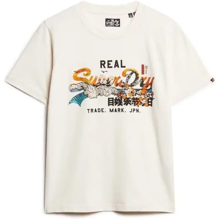 Superdry - Tokyo T-shirt met relaxte pasvorm - Dames - T-shirts