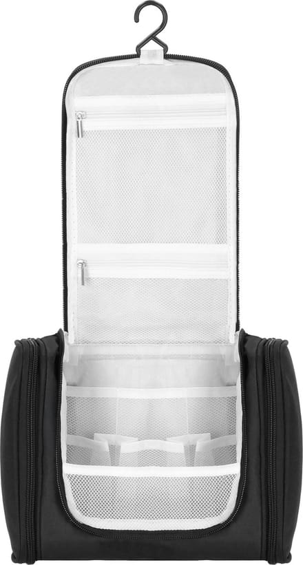 Springos Toilettas - Make Up Tas - Cosmetica - 25x21x10 cm - Zwart