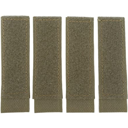 4 stuks klittenband patch nylon klittenband Molle bevestigingspad voor trainingsvest jacht groen