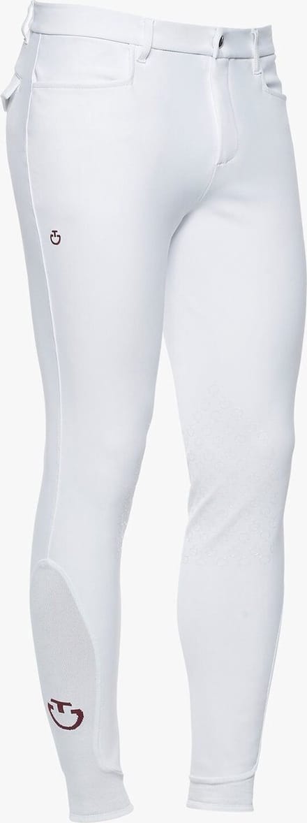 Cavalleria Toscana Heren Knie Grip Rijbroek Basic XL Wit