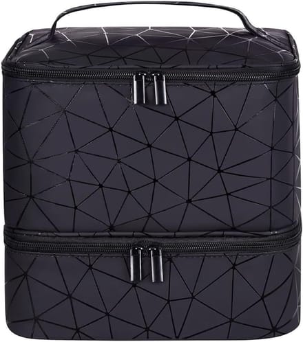 SAVI® Nagellak Koffer - Nagellak - Zwart - ‎20cm x 25cm x 25cm