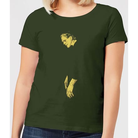 Universal Monsters Frankenstein Illustrated Dames T-shirt - Donkergroen - M