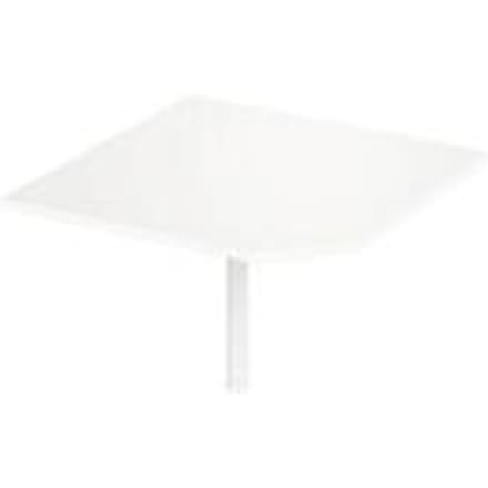 Schäfer Shop Select PLANOVA BASIC hoekplaat, B 1000 x D 1000 mm, wit/wit